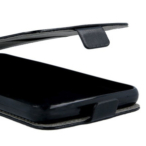 Кожен калъф FLIP FLEXI за Samsung Galaxy A51 A515F черен